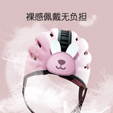 Детский шлем для ползания, безопасный дышащий противоударный бортик, защита головы, защита при падении, учит ходить