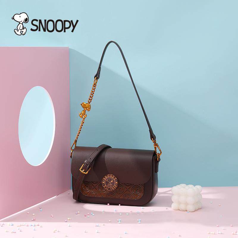 史努比包包女士2025新款时尚高级感单肩斜挎包通勤小方包,淘宝优惠券,粉丝福利购,淘宝优惠卷