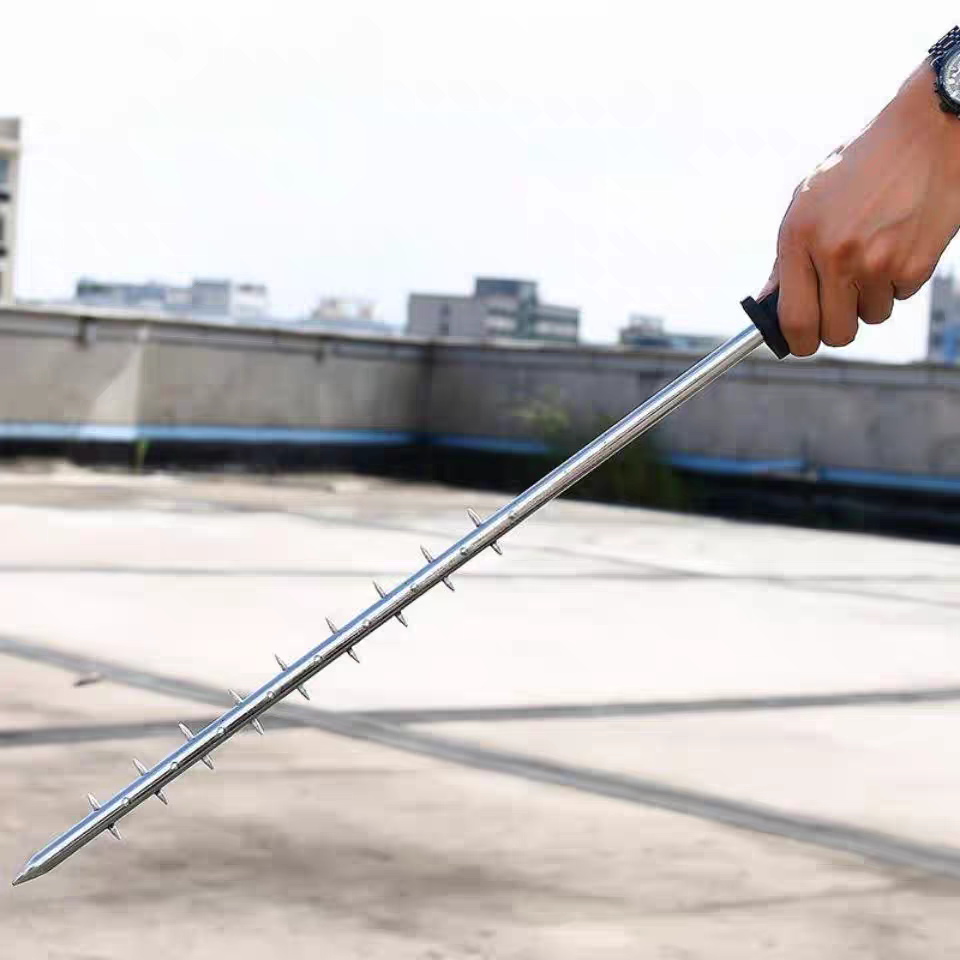 狼牙棒武器防狼器铁齿狼牙棒防身保安装备银行金属棒安防刺棍狼牙,淘宝优惠券,粉丝福利购,淘宝优惠卷