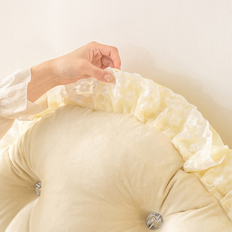 网红床头靠垫公主风床头靠枕卧室榻榻米软包沙发大靠背绑带拆洗,淘宝优惠券,粉丝福利购,淘宝优惠卷