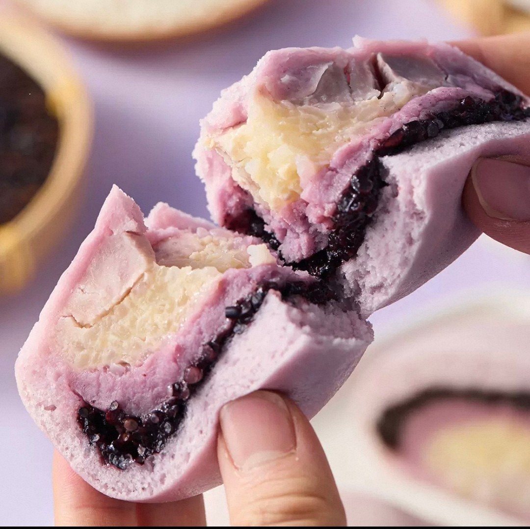 代购盒马工坊代购 海盐芋泥米乳有料馒头200g