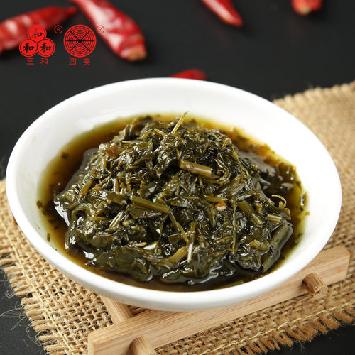 三和四美酱菜金花菜220g扬州特产秧草早餐下饭菜咸菜 - 图2