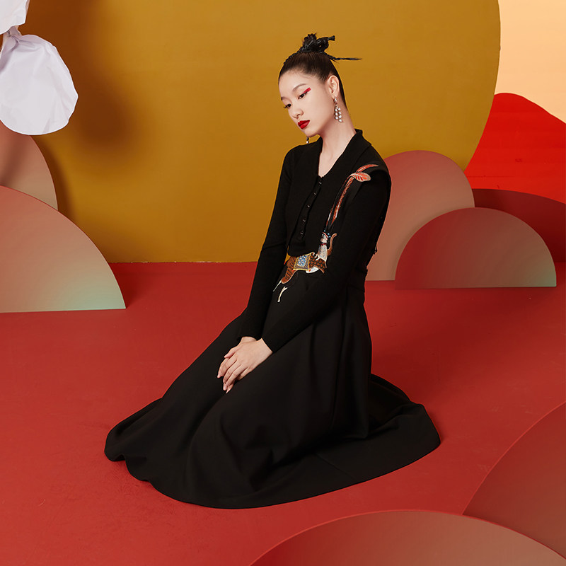 云思木想摩登中国风2022早春半身裙 云思木想半身裙