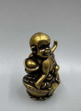 金猴献宝铜猴子摆件客厅金猴家居摆设十二生肖猴客厅工艺品礼品纯