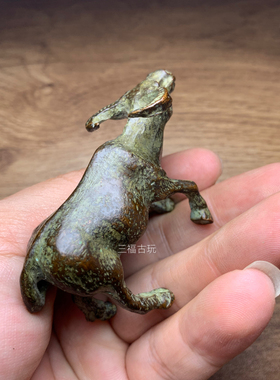 铜器大水牛茶宠摆件复古铜器生肖牛茶宠动物桌面客厅招财保平安