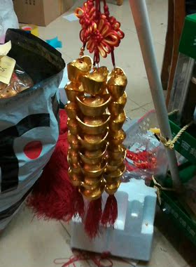 厘米摄影道具春节元宝挂件圣诞树