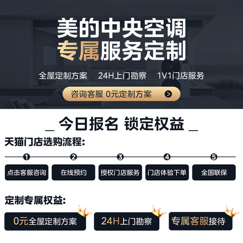 【门店体验】美的一拖五中央空调多联机一拖六空调全屋新风探索家 - 图0