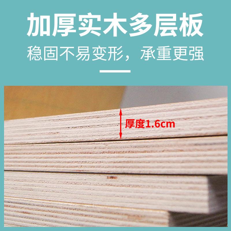 衣柜分层隔板柜子分层架橱柜置物架鞋柜收纳分隔层板实木木板隔层 - 图3