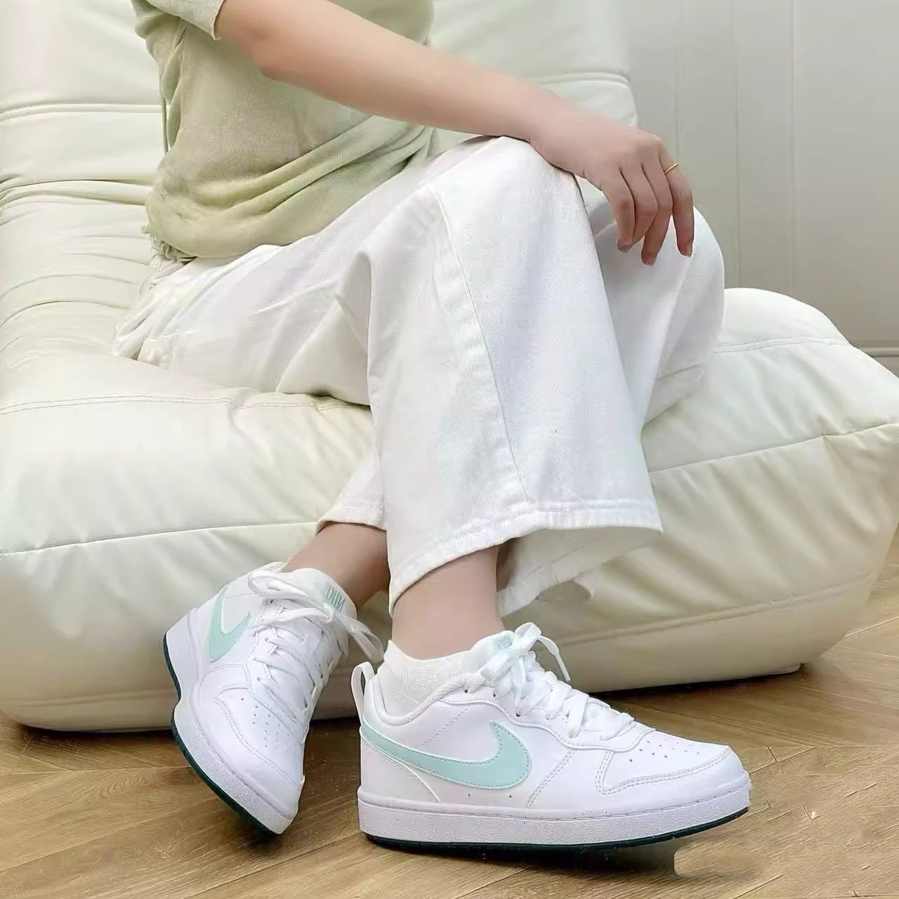 假一赔三 耐克/Nike Court酷菠萝大童低帮休闲运动鞋男女耐穿板鞋,淘宝优惠券,粉丝福利购,淘宝优惠卷