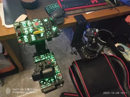 飞机哥订制F18 UFC防尘套DDI模拟飞行座舱图马F16 MFD型材支架