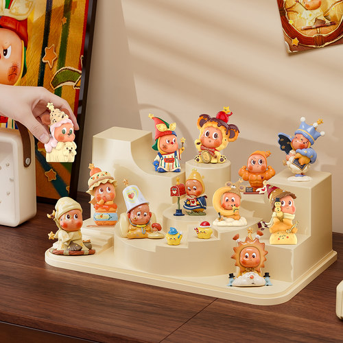 盲盒收纳展示架创意星星人手办展示柜透明亚克力泡泡玛特收纳盒子 - 图1