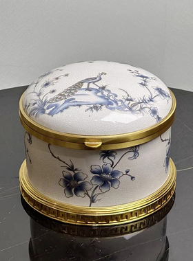 欧式风装饰盖别墅玄关酒柜摆件