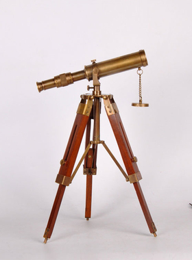 大中小号望远镜欧式法式装饰摆件