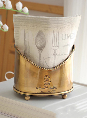 筷子筒法式美式欧式装饰品纸巾盒