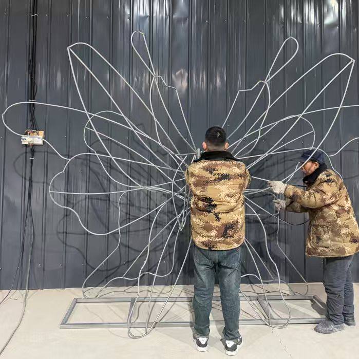 新款婚庆道具铁艺蝴蝶粘纱背景婚礼堂酒店定制款网红打卡立体摆件,淘宝优惠券,粉丝福利购,淘宝优惠卷