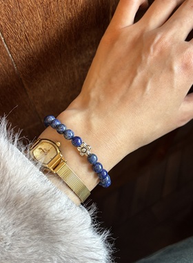 天然青金石新中式国风手串