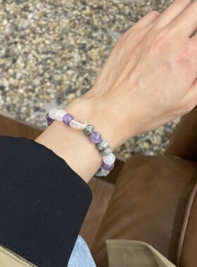 春深原创天然梦幻紫水晶女