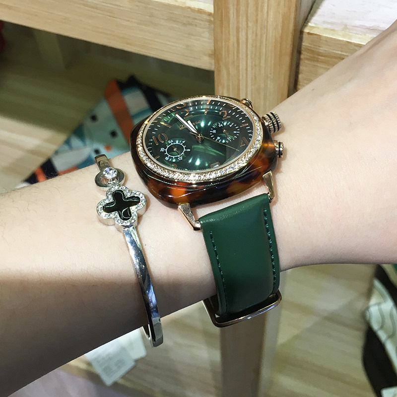 正品蒂玮娜新品时尚潮流欧美石英表 davena婷邦国产腕表