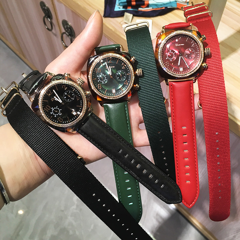 正品蒂玮娜新品时尚潮流欧美石英表 davena婷邦国产腕表