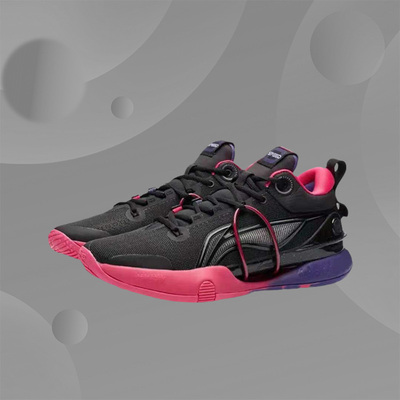 李宁闪击8日落䨻秋季新品减震防滑专业比赛篮球鞋abar071