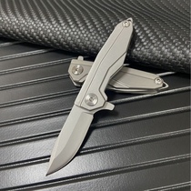 Versatile folding small knife key buckle small knife silver sharp Mini quick open EDC portable open box unpacking express