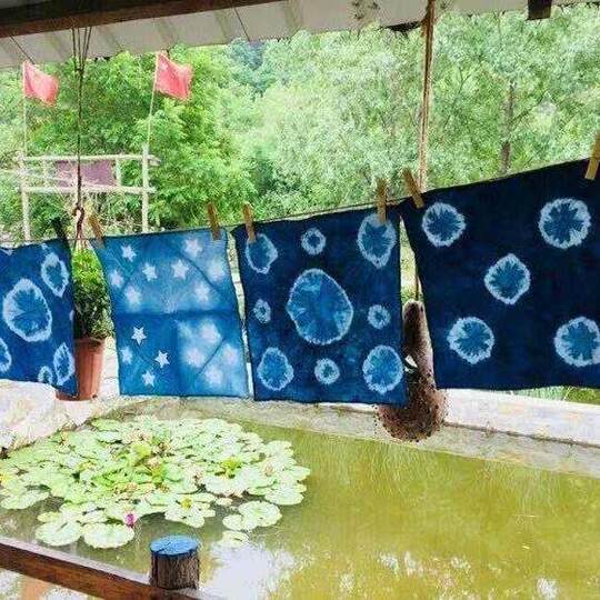 扎染拓染小方巾纯棉白布幼儿园手工DIY蜡染草木染敲拓染扎染布料