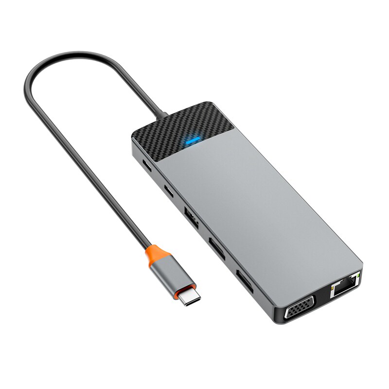 适用苹果笔记本MacBook Pro13.3寸电脑转换器usb-c转usb扩展坞新款air13.6寸拓展type-c转接头高清视频投影仪