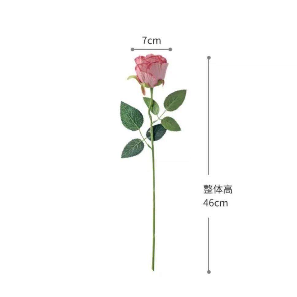 高级感逼真玫瑰仿真花轻奢高端假花摆设客厅餐桌家居高档装饰花卉 - 图0