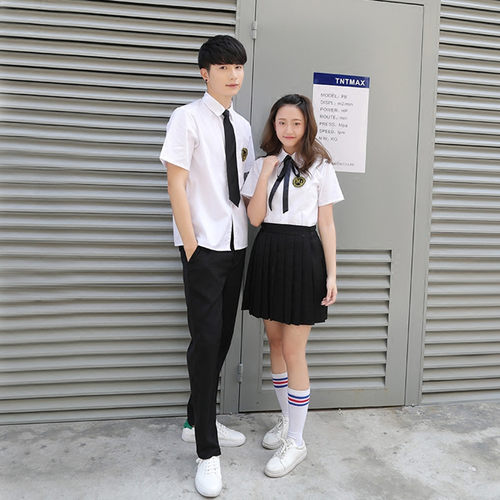 出租日系春夏男女高中生毕业季初中学生校服班服学院风套装jk制服 - 图1