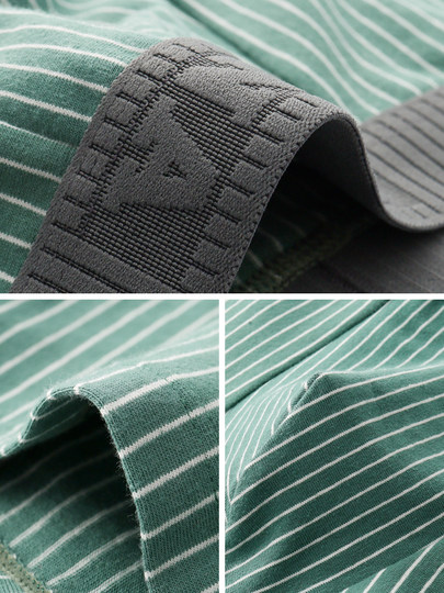 男士内裤男纯棉平角裤男生短裤男式底裤运动裤衩男款全棉四角裤头