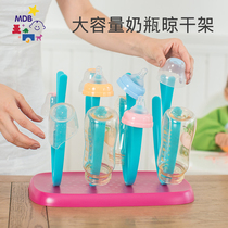 mdb minimalist bottle containing rack large capacity newborn baby bottle drying rack baby supplies drain drying rack