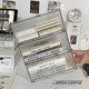 Transparent acrylic desktop drawer storage box