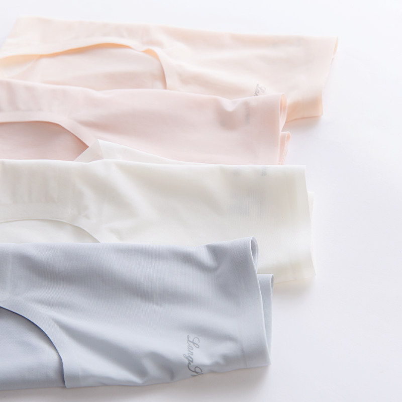 浪莎内裤女士冰丝无痕抗菌全棉裆夏季薄款透气性感新款三角短裤女,淘宝优惠券,粉丝福利购,淘宝优惠卷