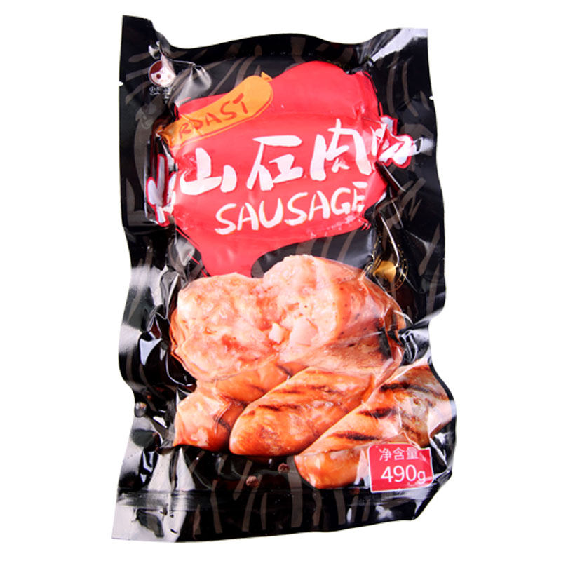 火山石纯肉肠台湾台式冷冻肠热狗肠 榆园食品香肠/腊肠