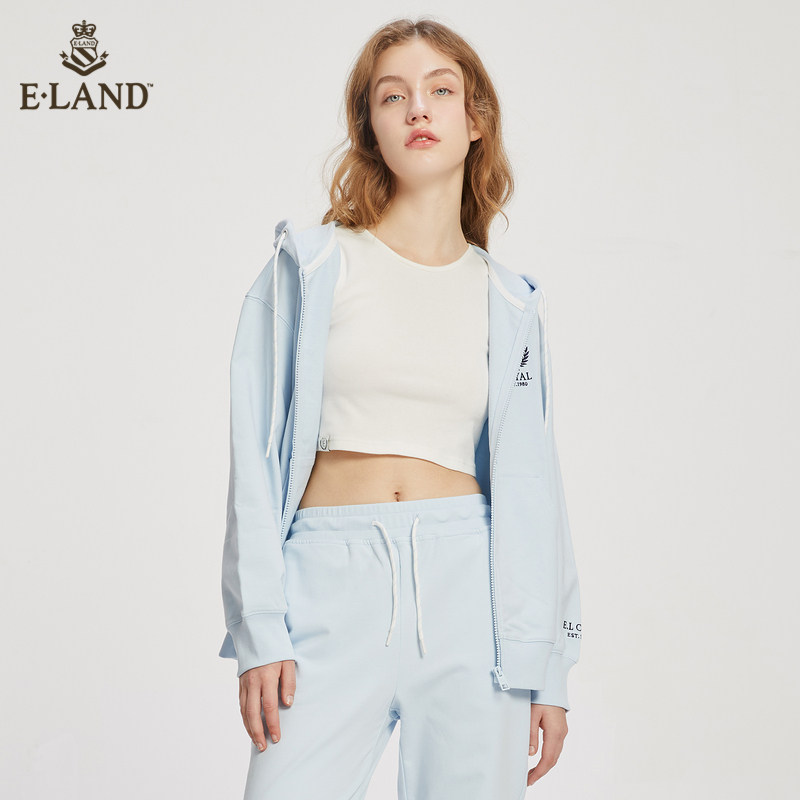 eland衣恋2022年新款运动休闲卫衣 ELAND卫衣/绒衫