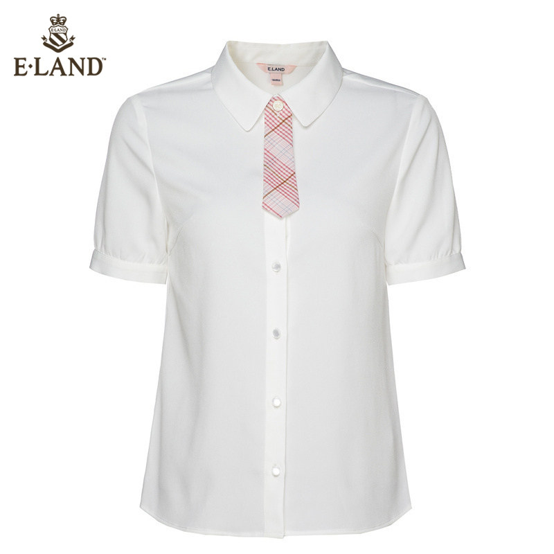 eland2020短袖衬衫女eebwa6311i ELAND衬衫