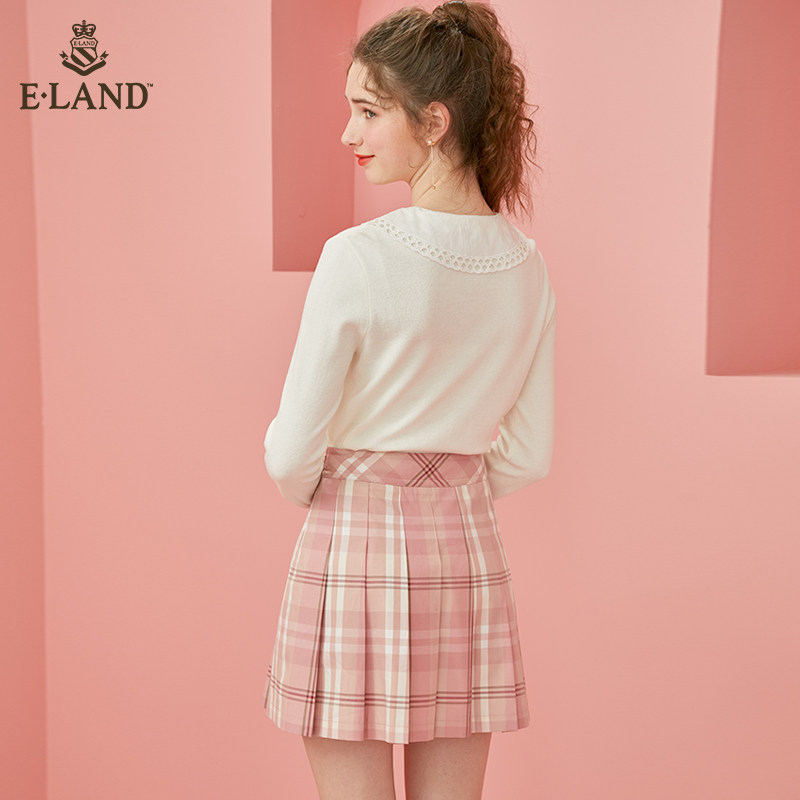 eland2020女eewha12h2c百褶裙 ELAND半身裙