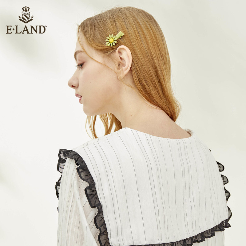 eland2020夏季新款娃娃领 ELAND连衣裙