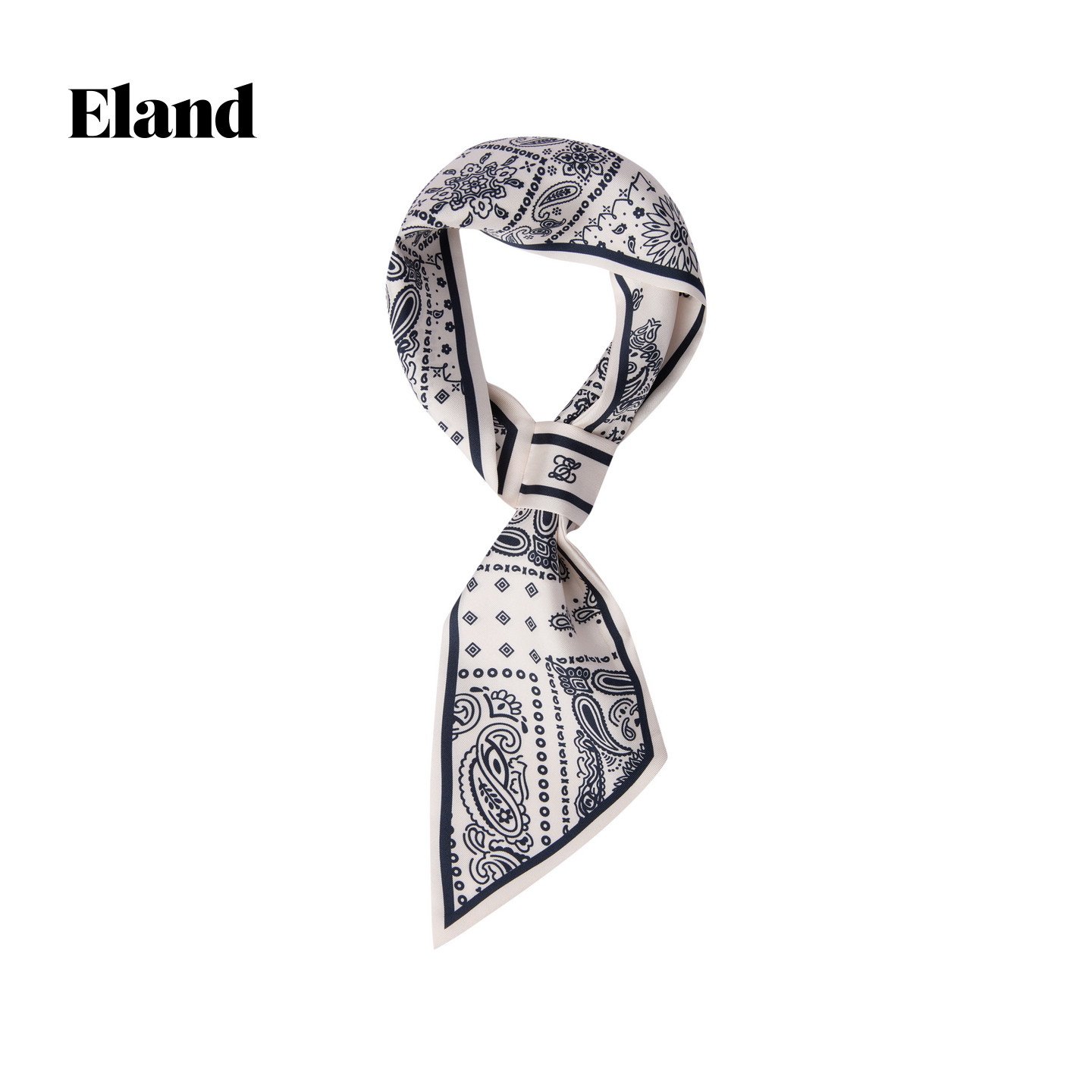 【100%桑蚕丝】Eland衣恋围巾时尚系脖丝巾2025冬季新款