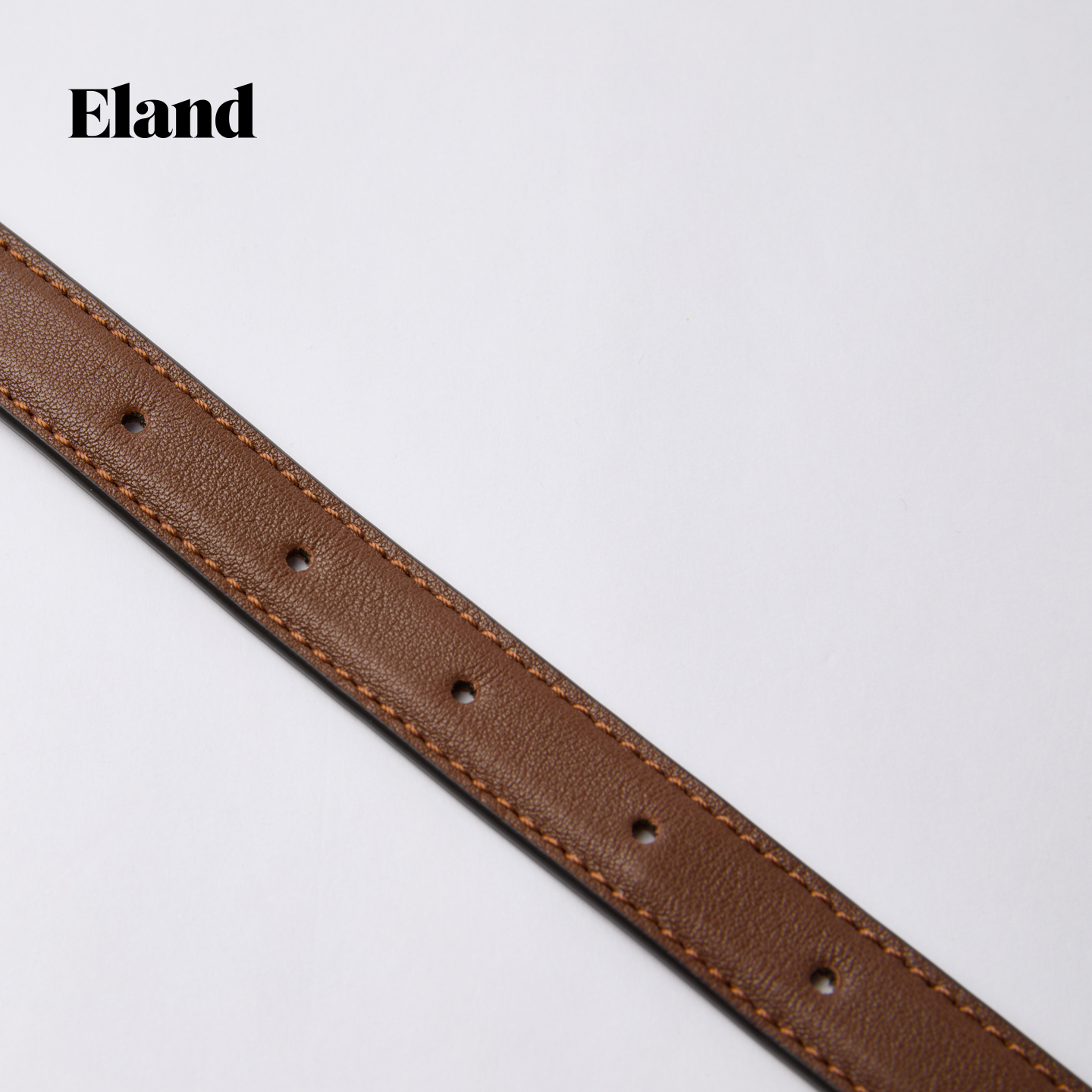 Eland衣恋腰带女式时尚金属扣皮带2025冬季新款 - 图2