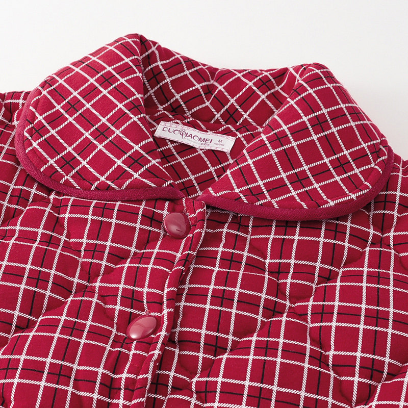 2026新款睡衣女秋冬季加厚纯棉可外穿三层夹棉全棉保暖家居服套装,淘宝优惠券,粉丝福利购,淘宝优惠卷