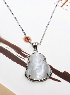 925纯银项链女款项链女士锁骨链元宝链项链银链银链子以按时饰品