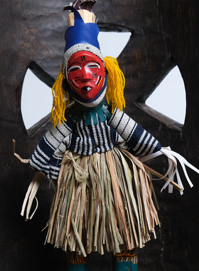 Pentfair阁楼非洲手工娃娃