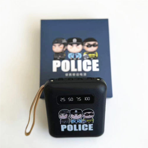 叱咤小警POLICE便携移动电源开启充电勤务模式（10000毫安）有3C - 图0