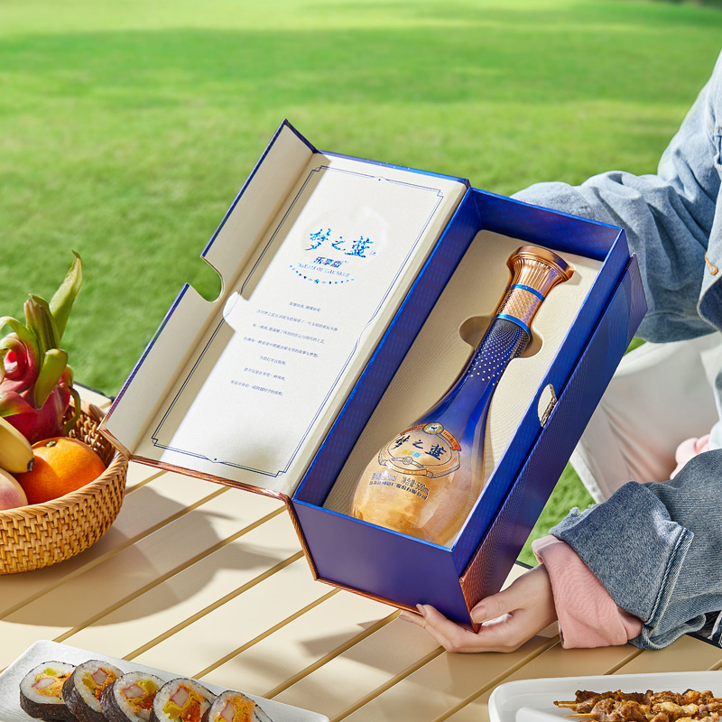 洋河蓝色经典 梦之蓝乐享版 45度500mL*4瓶