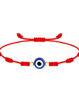 女红绳编织时尚手掌眼睛吊坠手链手绳