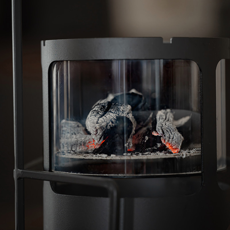 围炉煮茶炭炉观火炉玻璃煮茶炉室内户外一体露营网红烤火炉提梁壶,淘宝优惠券,粉丝福利购,淘宝优惠卷