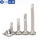 410 stainless steel round head self-drilling Phillips screw