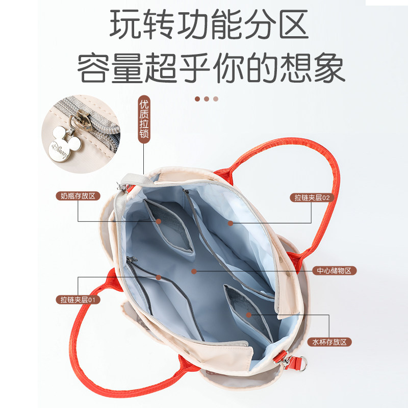 迪士尼2022年新款单肩大容量妈咪包 贝泽鸟母婴妈咪包/袋