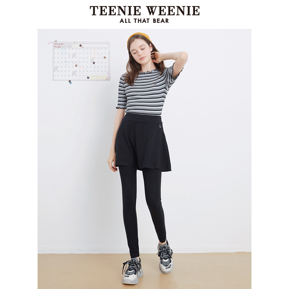 teenieweenie小熊a字高腰休闲裤 TeenieWeenie休闲裤